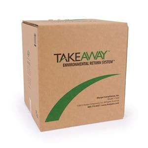 TakeAway Environmental Return System 40gal Brown 20x21.75x25.75" Cardboard Ea