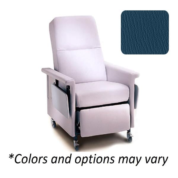 59 Series Medical Recliner Powder Coated Steel Frame 300lb Mnl ClnlBl Ea