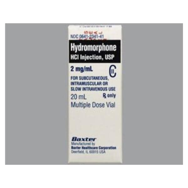 Hydromorphone HCl Injection 2mg/mL MDV 20mL/Vl