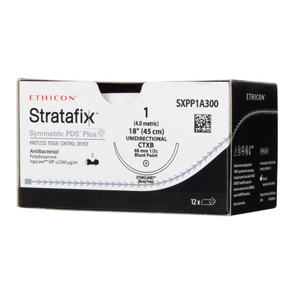 Stratafix Symmetric PDS Plus Suture 1 18" PDO/Trclsn Mnflmnt CTXB Vio 12/Bx