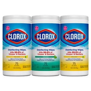 Clorox Blch Fr Dsnfctng Wipes Val Pk Frsh Scnt/Ctrs Blnd 75 Ct 3/Pkg 3/Pk