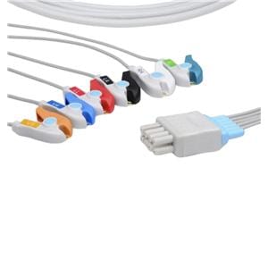 ECG Leadwire Set New Grabber 6 Lead Ea