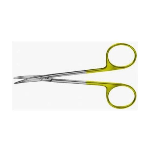 DUROTIP Surgical Scissors Curved 4-1/2" Tungsten Carbide Reusable Ea