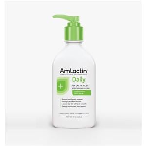 Amlactin 12% Moisturizing Lotion Ammonium Lactate 225gm/Bt, 12 BT/CA