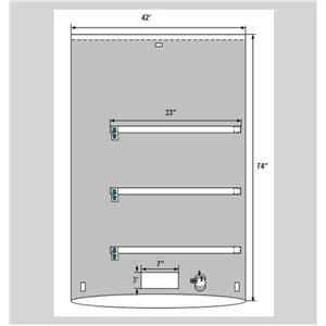 42x74" Sterile C-Arm/Mobile X-Ray Drape