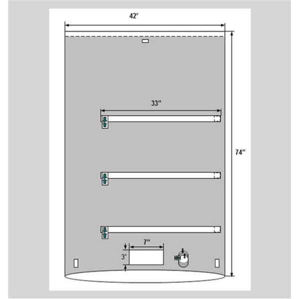 42x74" Sterile C-Arm/Mobile X-Ray Drape