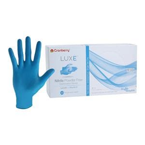Luxe Nitrile Exam Gloves X-Small Azure Blue Non-Sterile