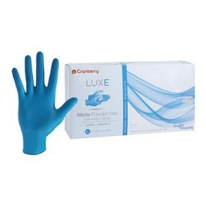 Luxe Nitrile Exam Gloves X-Large Azure Blue Non-Sterile