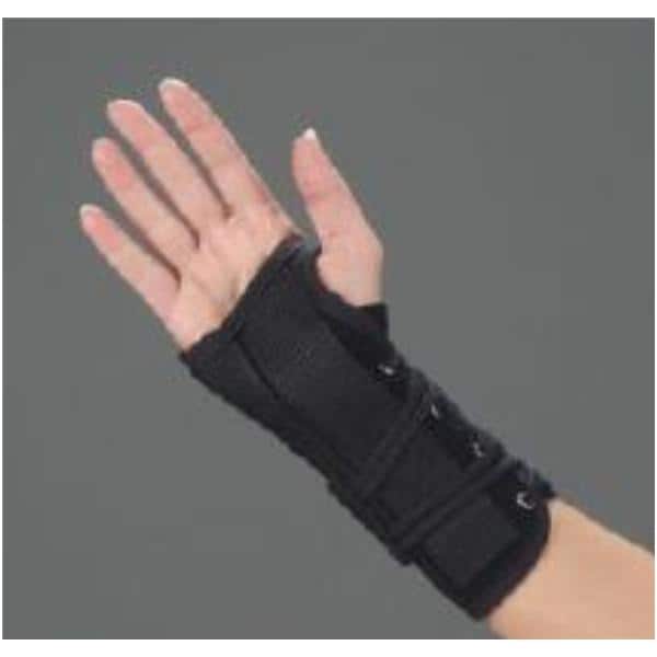 PremierPro Splint Wrist Size Medium Suede Leatherette 8" Right