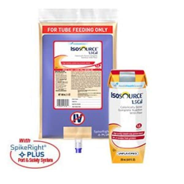 Isosource 1.5 CAL TB Fd Formula SpikeRight + UltraPak 1000mL Closed System 6/Ca