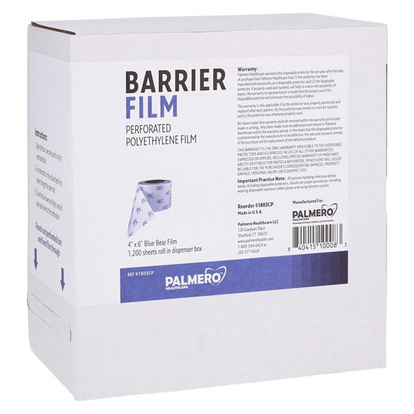 Barrier Film 4 in x 6 in Blue Teddy Bear Rl