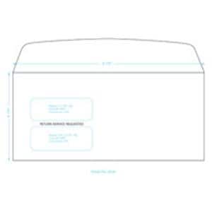Envelope Dentrix 2 Window S/S 500/Bx