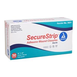 Secure Strip Strip Closure 1/8x3" 50/Bx