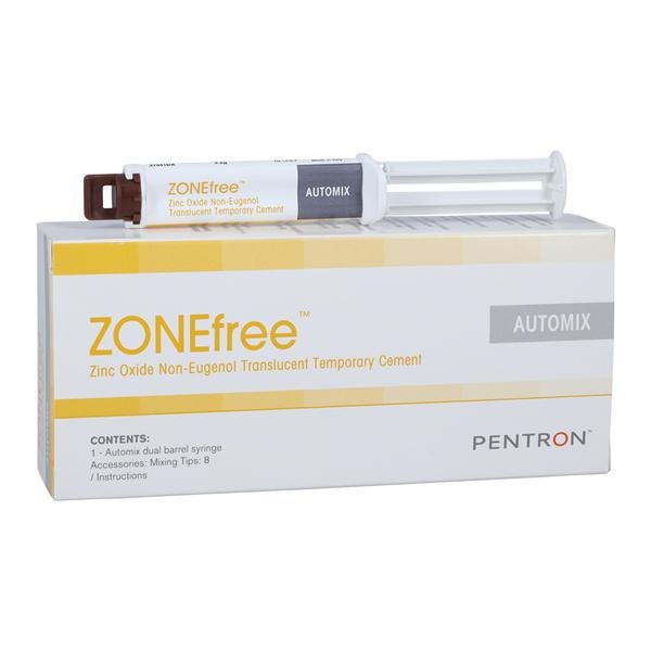 ZONEfree Zinc-Oxide Non-Eugenol Automix Temporary Cement Translcnt 3.2 Gm Syr Ea