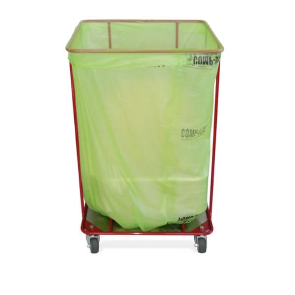 Trash Can Cart 23x21x36" (4) 4" Casters