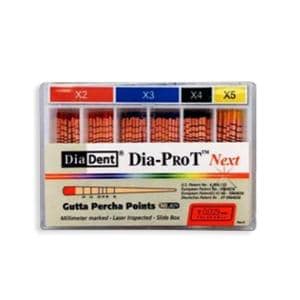 Dia-Pro T Hand Rolled Gutta Percha Points 60/Bx