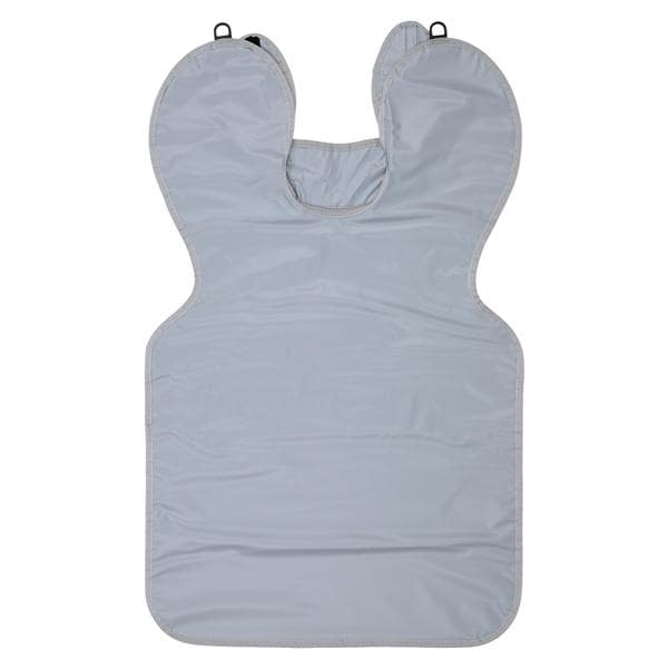 Lead X-Ray Apron Adult Gray With Collar Ea