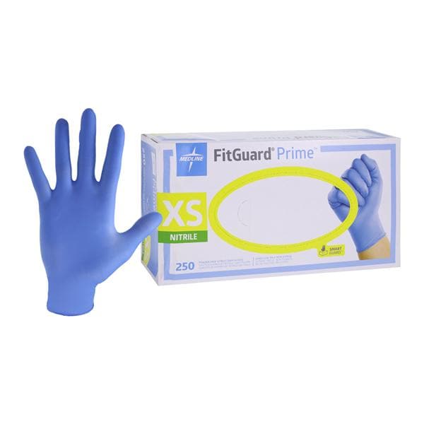 FitGuard Nitrile Exam Gloves X-Small Violet Blue Non-Sterile
