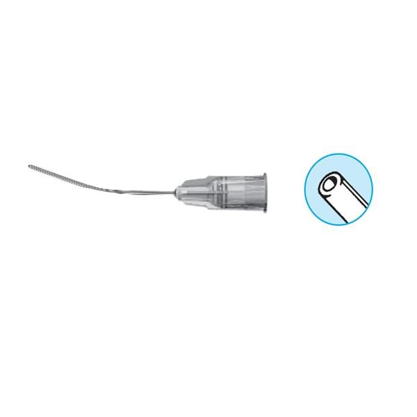 Cannula Lacrimal 21gx1-1/2" Open End Curved 10/Bx