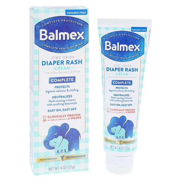 Balmex Diaper Rash Cream Zinc Oxide 11.3% 4oz/Tb, 24 TB/CA