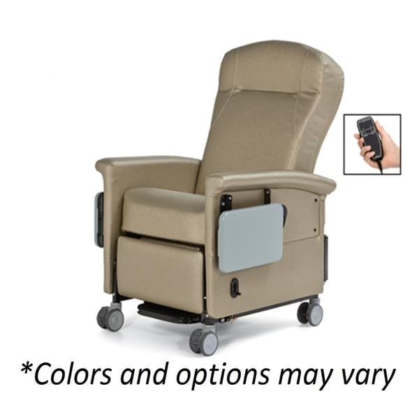 67 Series Ascent II Medical Recliner Steel Frame 300lb Capacity Pwr Scrpt Lnn Ea