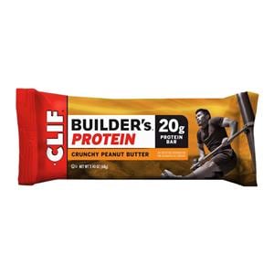 Clif Builder's Protein Bar N GMO/GltnFr Crunchy Peanut Butter 2.4oz Packet 12/Bx