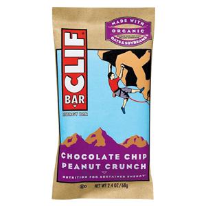 Clif Bar Energy Bar Non GMO Chocolate Chip Peanut Crunch 2.4oz Packet 12/Bx