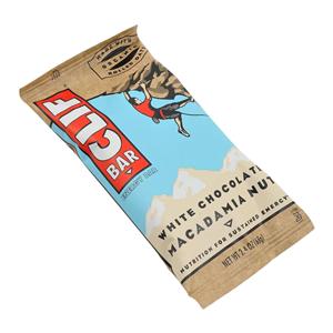 Clif Bar Energy Bar Non GMO White Chocolate Macadamia 2.4oz Packet 12/Bx