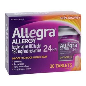 Allegra 24Hr Allergy Tablets 180mg 24 Hour 30/Pk