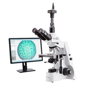 Trinocular Microscope Infinity Corrected 4, 10, 40, 100x Ea