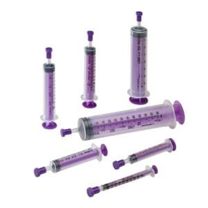 Syringe Enteral Feeding Monoject Oral 12mL Purple Sterile 192/Ca