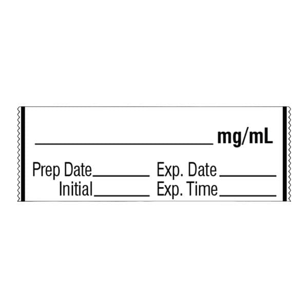 Anesthesia Label Single Use 1/2x500" 1" 1/Rl