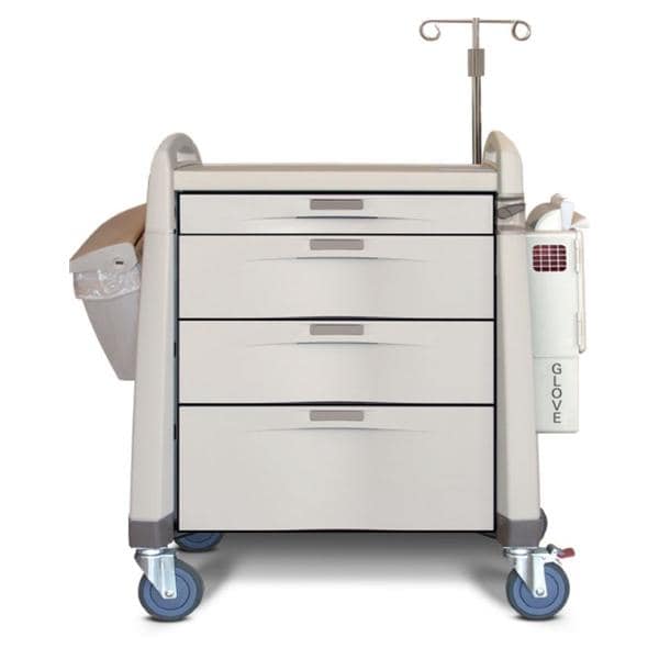 Medical Cart (4) Drawer Core Lock