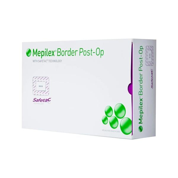 Mepilex Border Silicone Post-Op Wound Dressing 4x14 Strl Rctngl Adhr Wht Hi Abs