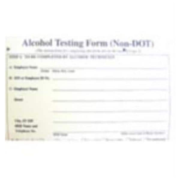 Non-DOT Alcohol Testing Form 100/Pk