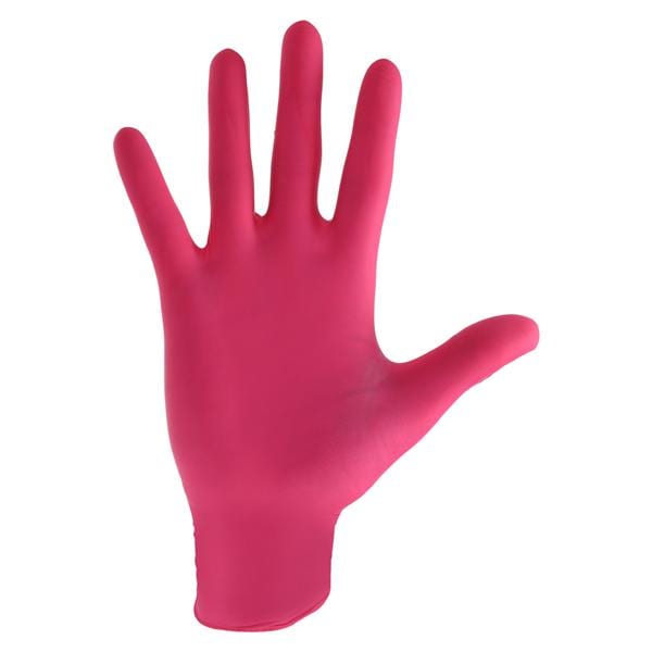 Flamingo Nitrile Exam Gloves Large Pink Non-Sterile