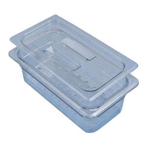 Transport Soaking Tray Medium 7x13x4" Clear Plastic Reusable Ea