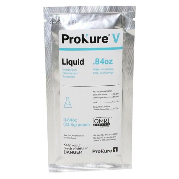 Disinfectant & Deodorizer Liquid ProKure V Packet 0.84 oz 12/Ca