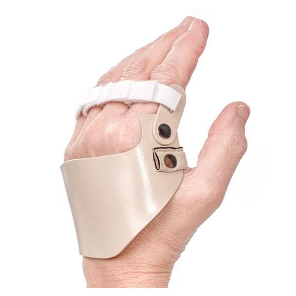 Ulnar Deviation Splint Finger Size Large Kydex Shell 3-3/8 to 3-5/8" Left