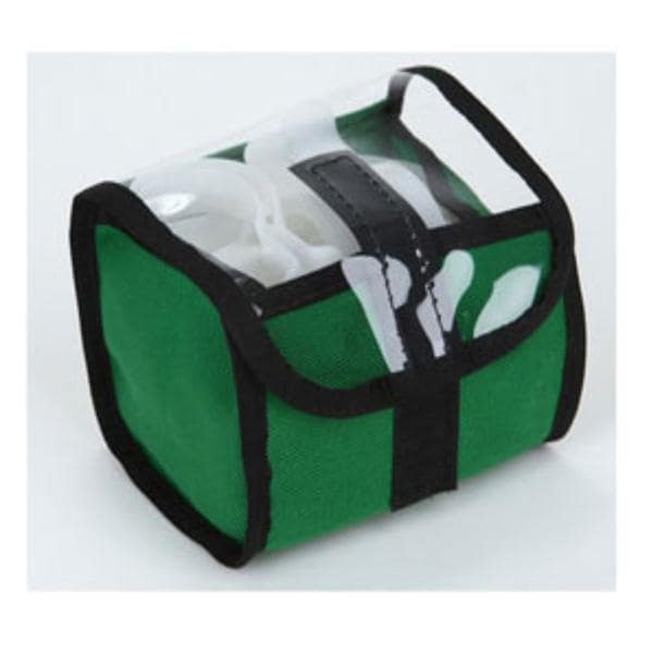 Pocket Accessory 5.5x5.5" Green Velcro Closure No Handle Ea