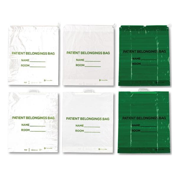 PremierPro Patient Belongings Bag Clear 18x20"