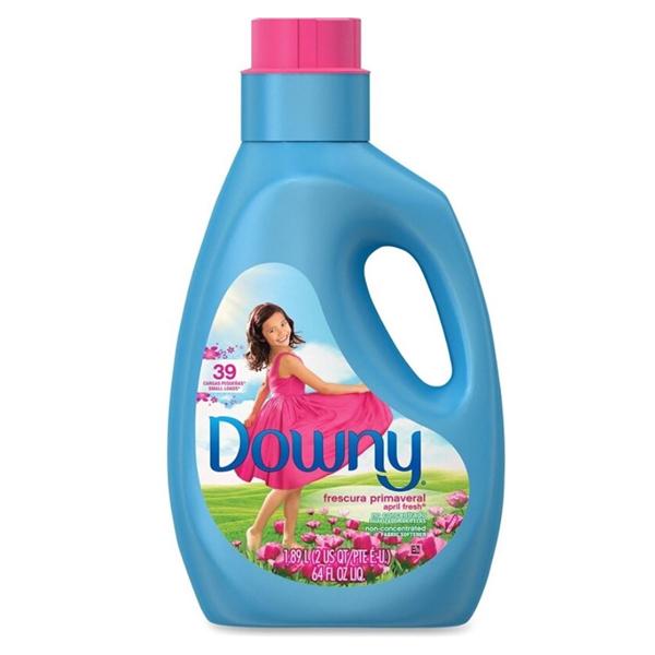 Downy Fabric Softener 1/2 gal (64 fl oz) April Fresh Scent Blue Ea