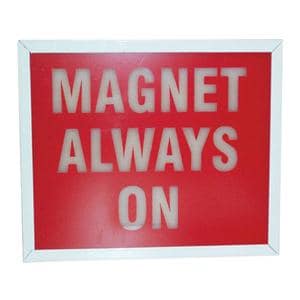 Sign "MAGNET ALWAYS ON" New Wall Mount Ea