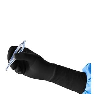 Gammex Polyisoprene w/ Tungsten Surgical Gloves Large Black Sterile