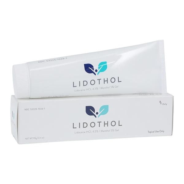 Lidothol Topical Gel 4.5%/5% Tube 3.5oz/Tb