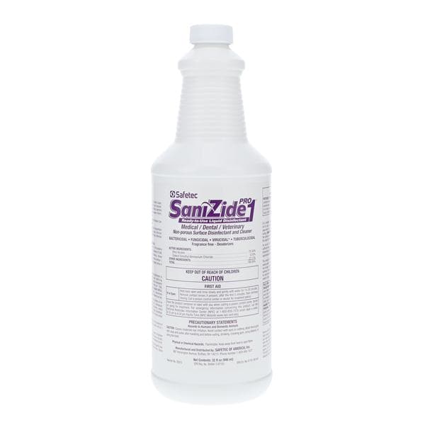 SaniZide Pro 1 Surface Disinfectant Fragrance Free 32 oz Ea