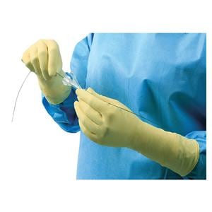 Synthetic / Lead Free Radiation Attenuating Gloves Yellow Sterile