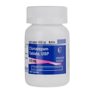 Clonazepam Tablets 0.5mg Bottle 100/Bt