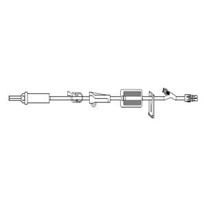 IV Administration Set Needleless Y-Injection Site 105" 20 Drop/mL 18mL 50/Ca