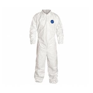 Tyvek Protective Coverall Polyethylene X-Large White 25/Ca